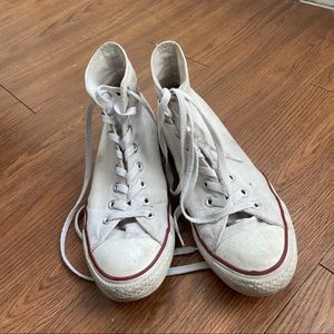 White All-Stars Converse High-Tops